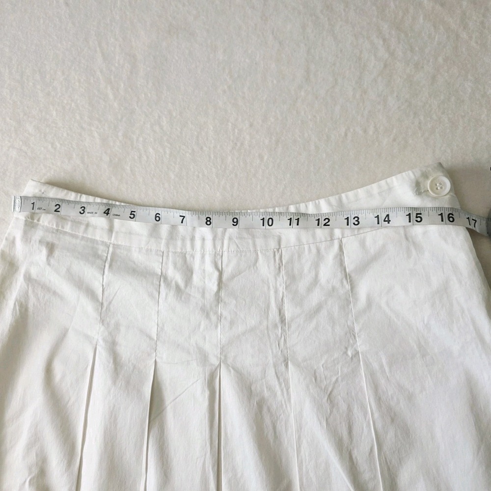 Peter‎ Elliot Pleated Skirt Colorblock Preppy Size 12 - Picture 6 of 9